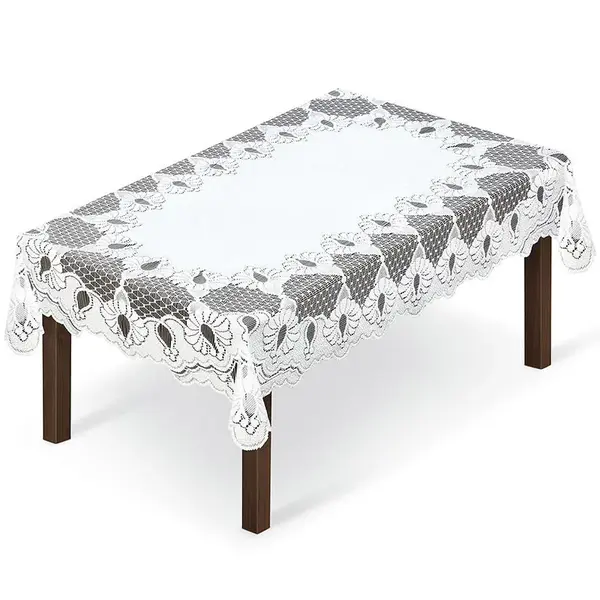 Žakárový obrus  245060 130X180 biely