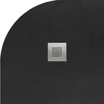 Rohová Vanička 80/80/2.6 čierna