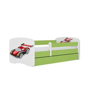 Detská Posteľ. Babydreams+Sz+M Zelená 80x180 Auto