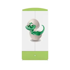 Skříň Babydreams zelená - Dinosaurus