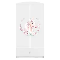 Skříň Babydreams bílá - Kůň