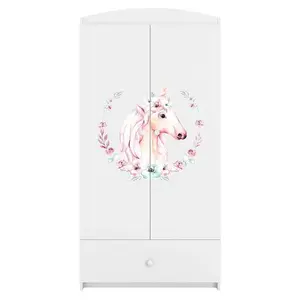 Skříň Babydreams bílá - Kůň