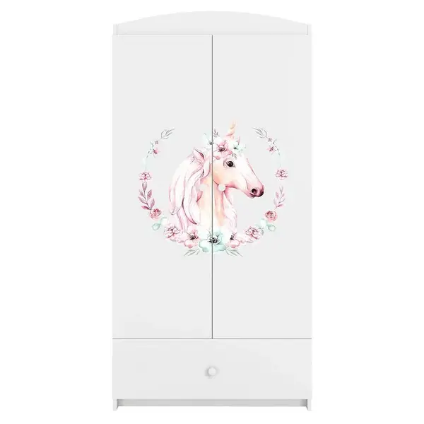 Skříň Babydreams bílá - Kůň