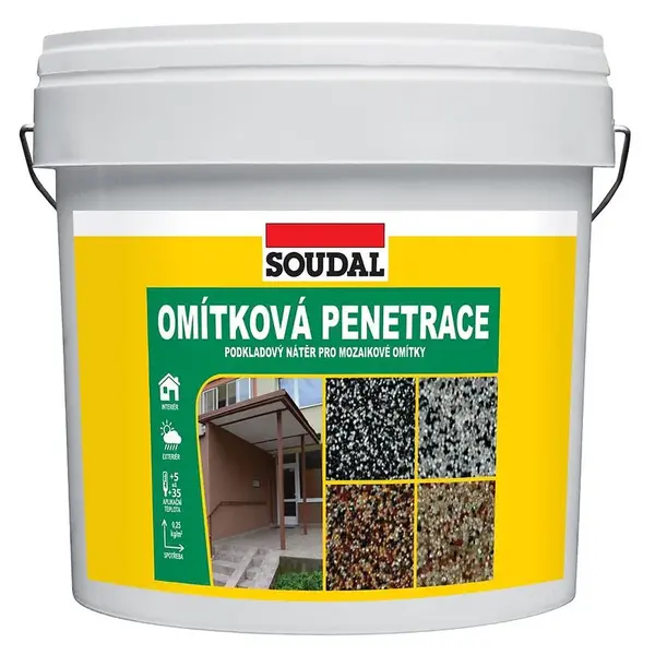 Soudal penetrace omítková šedá 1,5 KG