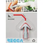 Aplikační špička na silikon Regga červená 5 mm rovná