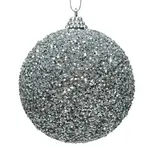 Guľa penová 8 cm strieborná 457669