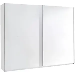 Skriňa Lux 3 biela lesklá 244 cm