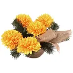 Květinové aranžmá v míse s 5 květy 22x36cm 443799