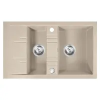 Dřez granitový1.5k.48/79. písek  DRGM3/48/79SA