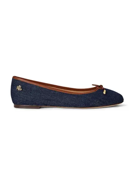 Lauren Ralph Lauren Baleríny 'JAYNA'  modrá denim