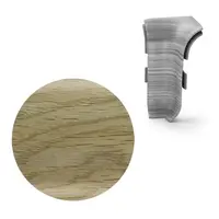 Vnitřní roh k soklu Naturel dub Galapágy , PVC dĺžka 0,5 cm, výška hrany 56 mm, NATNGTWC4