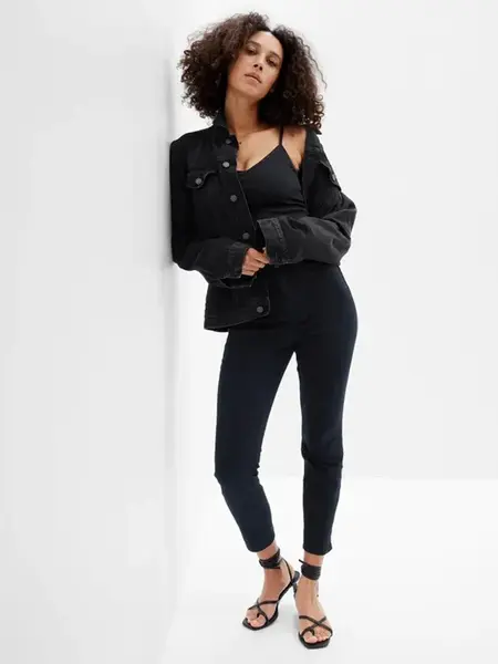 Džíny pro ženy GAP High Rise Favorite Jeggings 402151-00 Velikost: 29LONG - prodloužená délka