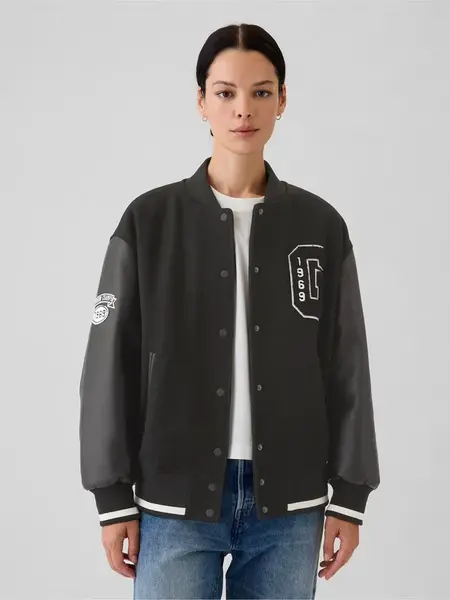 GAP Dámský Vlněný oversize bomber 520194-00 Velikost: S