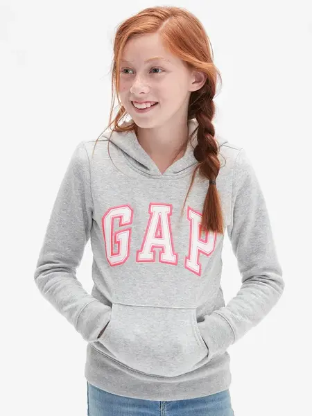 GAP Dívčí Dětská mikina s logem Gap 849381-15 Velikost: S