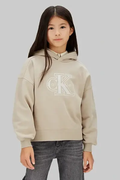 Dětská bavlněná mikina Calvin Klein Jeans