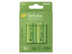 Baterie C (R14) nabíjecí 1,2V/3000mAh GP Recyko 2ks