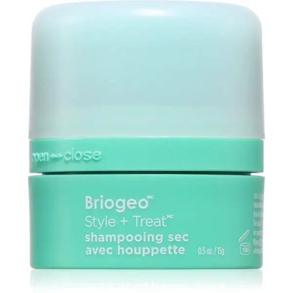 Briogeo Style + Treat suchý šampon pro tmavé vlasy 15 g