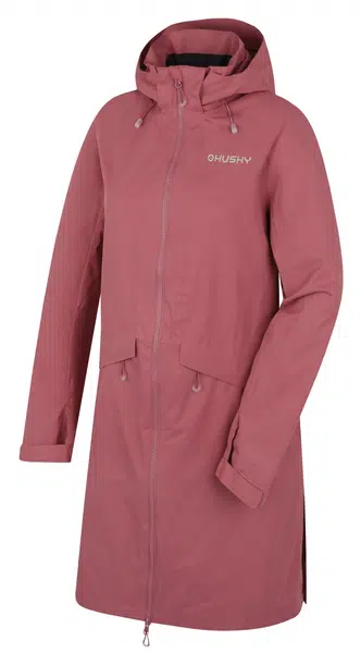 Husky Nua L M, faded pink Dámský hardshell kabát
