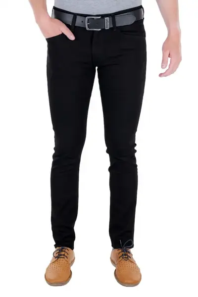 LEE Pánske jeans  L719HFAE LUKE CLEAN BLACK Veľkosť: 32/32