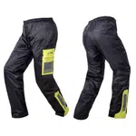 Pláštěnkové moto kalhoty W-TEC Colnari černá-fluo zelená XL