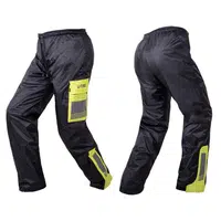 Pláštěnkové moto kalhoty W-TEC Colnari černá-fluo zelená XL