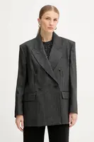 Vlněné sako Marella šedá barva, 2523046012200