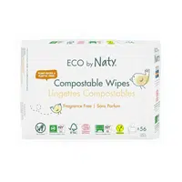 ECO by Naty Vlhčené ubrousky bez vůně pro citlivou pokožku 3x56 ks