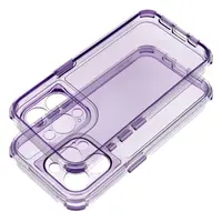 Zadní kryt MATRIX CLEAR Case pro Apple iPhone 15, světle fialová