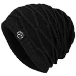 Hotspot design zimní kulich s kožíškem černý