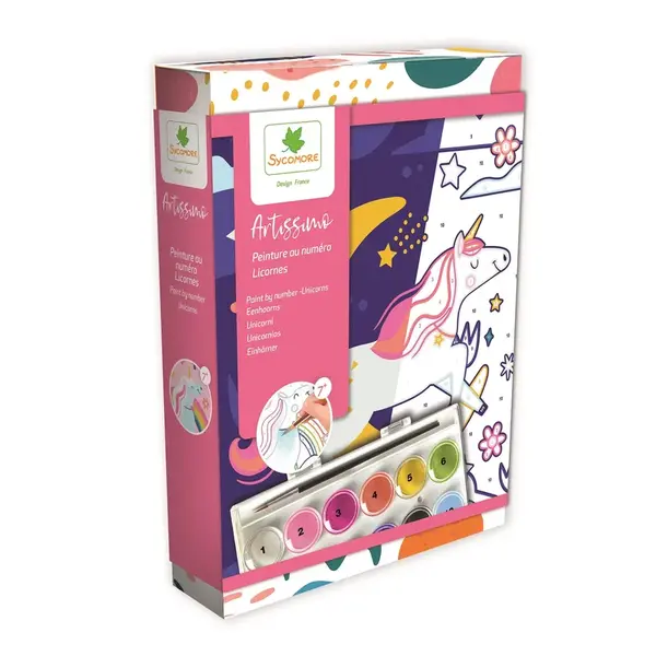 Artissimo - maľovanie podľa čísel - jednorožce