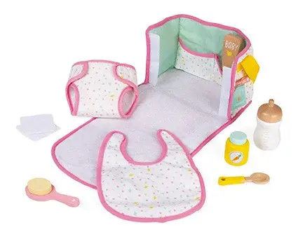 Prebaľovacia taška s príslušenstvom pre bábiky