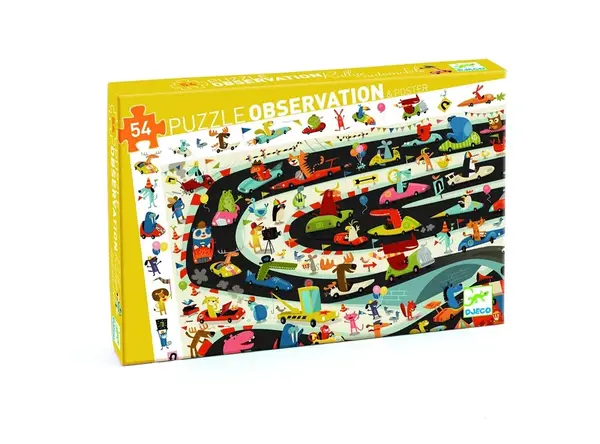 Puzzle – automobilové preteky – 54 ks