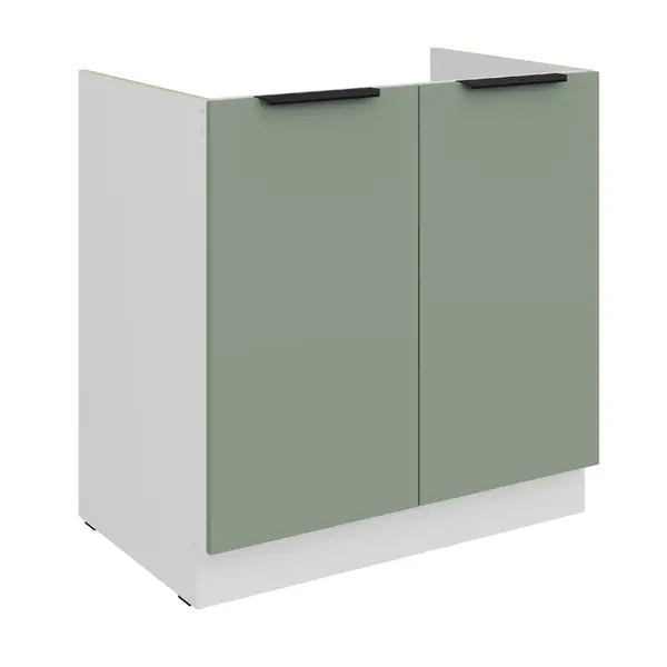 Spodní skříňka pod dřez Aria 80 ZL 1S BB - Premium Box Barva korpusu: Bílá, Barva dvířek: SA - Aquamarine AFM