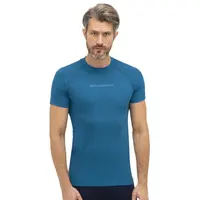 Pánské triko Brubeck 3D Run PRO s krátkým rukávem Blue L