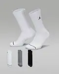 Jordan Unisex Everyday Cushion Poly Crew Socks 3pair XL