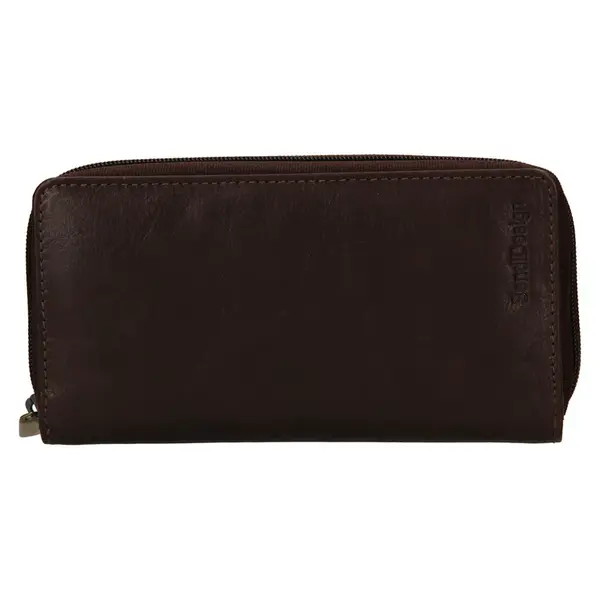Dámska kožená peňaženka SendiDesign Rosana - hnedá