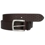 Hnedý kožený pánsky opasok Lerros John