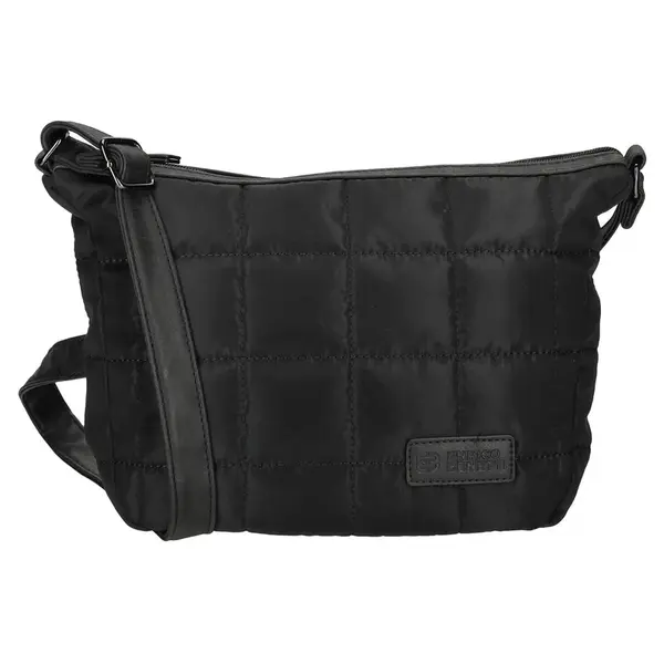 Elegantná prešívaná dámska crossbody kabelka Enrico Benetti Paula - čierna