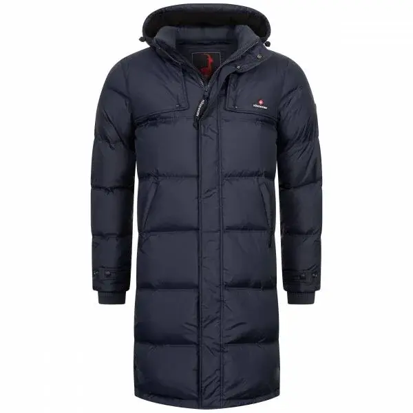 HOHENHORN BANNALP Pánský zimní kabát, tmavě modrá, velikost