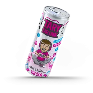 Tary Drink perlivá voda s příchutí třešeň - 0,25l