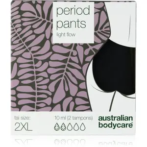 Australian Bodycare Period Pants menstruační kalhotky pro slabou menstruaci velikost XXL 1 ks