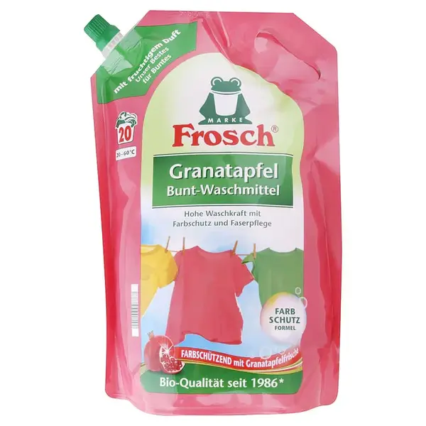 Frosch Eko gel na na barevné prádlo Granátové jablko 1,8 l / 18 praní
