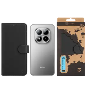 Flipové pouzdro Tactical Field Notes pro Xiaomi Redmi Note 15 Pro+ 5G / Poco M8 Pro, černá