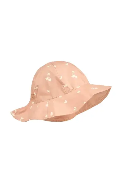 Dětský oboustranný bavlněný klobouk Liewood Amelia Reversible Sun Hat