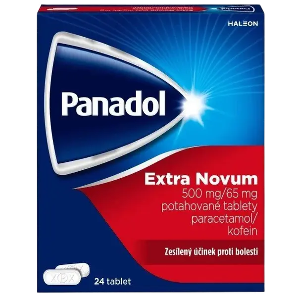 PANADOL Extra 500mg/65mg, 24 tablet