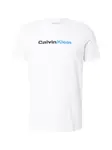 Calvin Klein Jeans Tričko  azúrová / čierna / biela