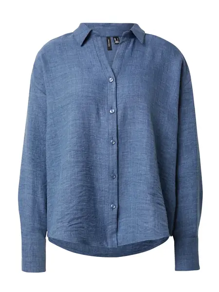 VERO MODA Blúzka 'VMMelaney Queeny'  tmavomodrá