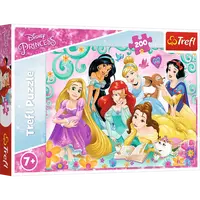 Trefl Puzzle Disney Princess - Šťastný svět princezen / 200 dílků