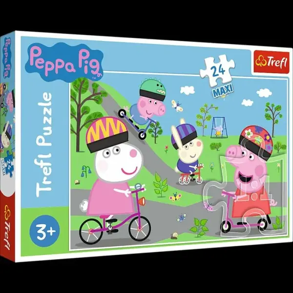 Trefl Puzzle Peppa Pig - Aktivní den / 24 dílků MAXI