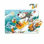 Dodo Puzzle rámové Novoroční dobrodružství 21 dílků